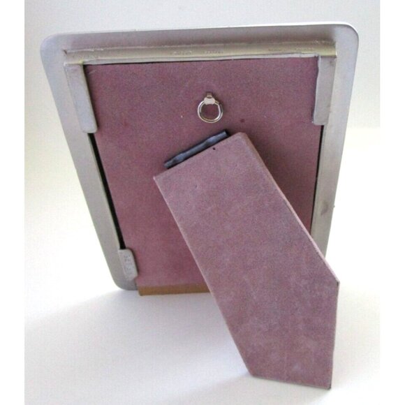 Vintage Seagull Canada Pewter Woman Golfer Scene Picture Frame - 1990 - 3.5 x 5 - Picture 10 of 15